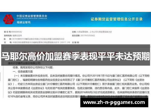 马耶尔高价加盟赛季表现平平未达预期